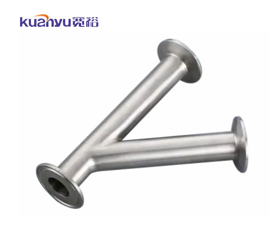 不銹鋼衛生級快接斜三通配圖